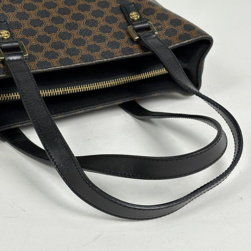 Celine Macadam Pattern Tote Black - image 5